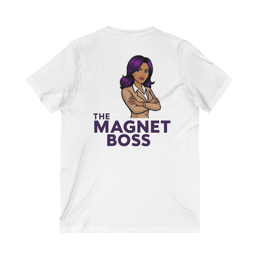 TheMagnetBoss Women's V-Neck Tee
